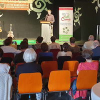 Hagen Langosch bei der Laudatio