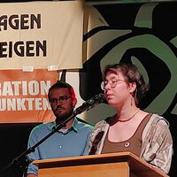 Lars Werner und Lina Eichler stellen sich und ihre Aktivitäten vor